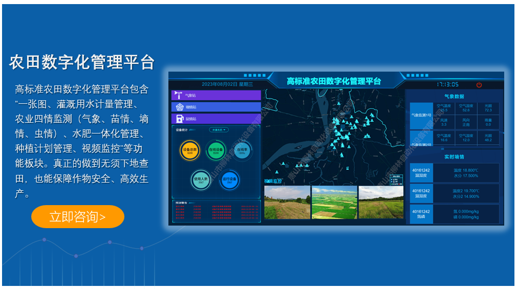 高標(biāo)準(zhǔn)農(nóng)田數(shù)字化管理平臺(tái)介紹